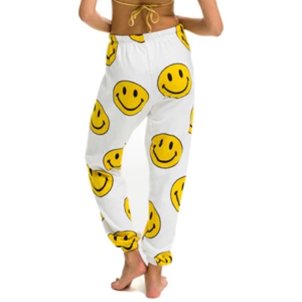 Aviator Nation - Smiley white sweats. Size small. - Picture 3 of 3